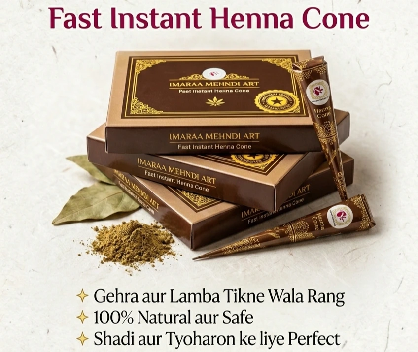 Imaraa Instant Mehndi Cone Box (12 Pcs)