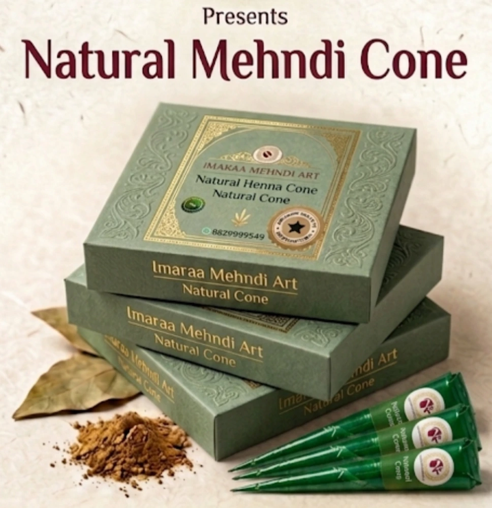 Imaraa Natural Mehndi Cone Box (12 Pcs)